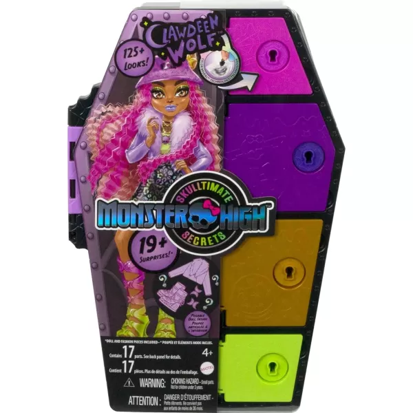 Monster High Doll and Fashion Set Clawdeen Wolf with DressUp Locker and 19 Surprises Skulltimate SecretsMonster High Doll and Fashion Set Clawdeen Wolf with DressUp Locker and 19 Surprises Skulltimate Secrets