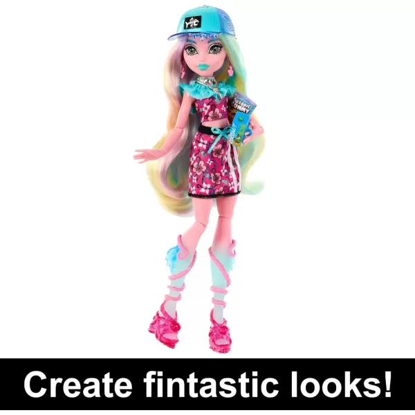 Monster High Doll and Fashion Set Lagoona Blue with DressUp Locker and 19 Surprises Skulltimate SecretsMonster High Doll and Fashion Set Lagoona Blue with DressUp Locker and 19 Surprises Skulltimate Secrets