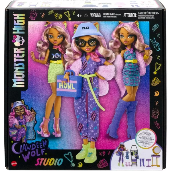 Monster High Doll and Playset For 4 years and older Clawdeen Wolf BooTique Studio with Fashion Accessories 20 Pieces for MixAndMatch OutfitsMonster High Doll and Playset For 4 years and older Clawdeen Wolf BooTique Studio with Fashion Accessories 20 Pieces for MixAndMatch Outfits