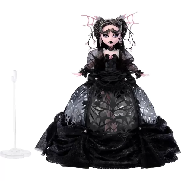 Monster High Draculaura Doll Vampire Heart in Extravagant Black Ballgown with Elegant Headpiece and Accessories Amazon ExclusiveMonster High Draculaura Doll Vampire Heart in Extravagant Black Ballgown with Elegant Headpiece and Accessories Amazon Exclusive