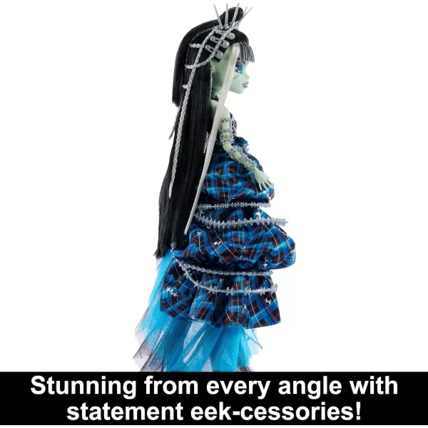 Monster High Frankie Stein Doll with Original Sculpt Stitched in Style Collector Doll with Deconstructed Gown and SewingInspired Accessories Amazon ExclusiveMonster High Frankie Stein Doll with Original Sculpt Stitched in Style Collector Doll with Deconstructed Gown and SewingInspired Accessories Amazon Exclusive