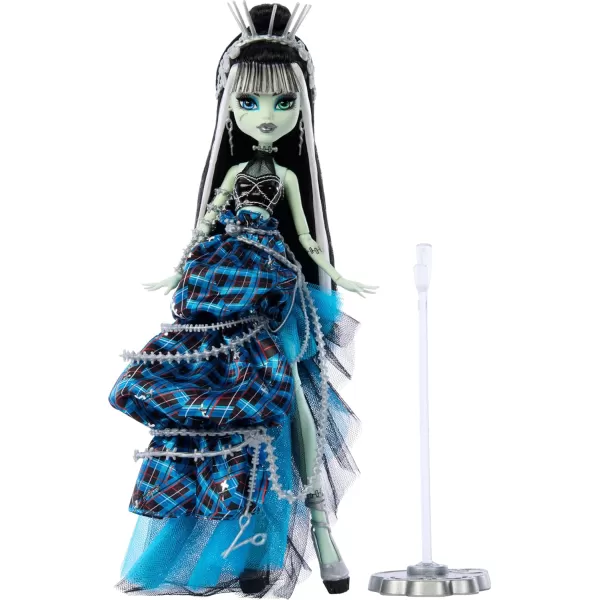 Monster High Frankie Stein Doll with Original Sculpt Stitched in Style Collector Doll with Deconstructed Gown and SewingInspired Accessories Amazon ExclusiveMonster High Frankie Stein Doll with Original Sculpt Stitched in Style Collector Doll with Deconstructed Gown and SewingInspired Accessories Amazon Exclusive