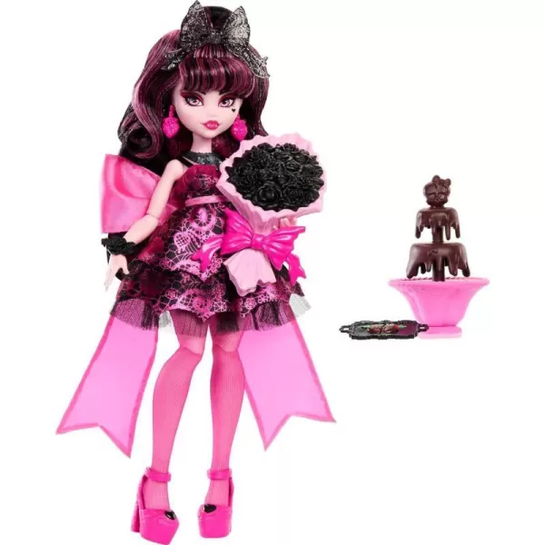 Monster High Cleo De Nile Doll in Monster Ball Party Dress with Themed Accessories Like a ScepterDraculaura