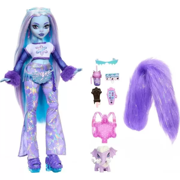 Monster High Doll Abbey Bominable Yeti with Pet Mammoth Tundra amp Accessories Including Furry Scarf amp Snowflake BackpackMonster High Doll Abbey Bominable Yeti with Pet Mammoth Tundra amp Accessories Including Furry Scarf amp Snowflake Backpack