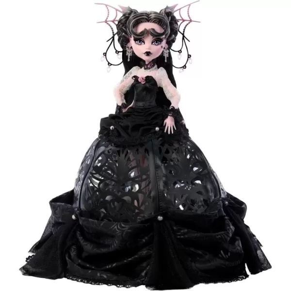 Monster High Draculaura Doll Vampire Heart in Extravagant Black Ballgown with Elegant Headpiece and Accessories Amazon ExclusiveMonster High Draculaura Doll Vampire Heart in Extravagant Black Ballgown with Elegant Headpiece and Accessories Amazon Exclusive