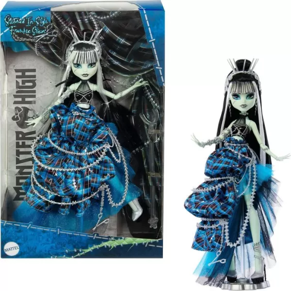 Monster High Frankie Stein Doll with Original Sculpt Stitched in Style Collector Doll with Deconstructed Gown and SewingInspired Accessories Amazon ExclusiveMonster High Frankie Stein Doll with Original Sculpt Stitched in Style Collector Doll with Deconstructed Gown and SewingInspired Accessories Amazon Exclusive