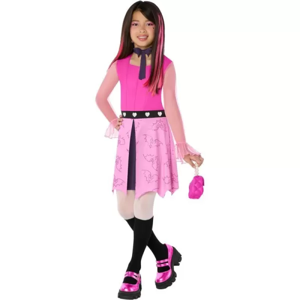 Spirit Halloween Kids Monster High Draculaura Costume Officially Licensed  Monster High Outfit  Vampire CostumesSpirit Halloween Kids Monster High Draculaura Costume Officially Licensed  Monster High Outfit  Vampire Costumes