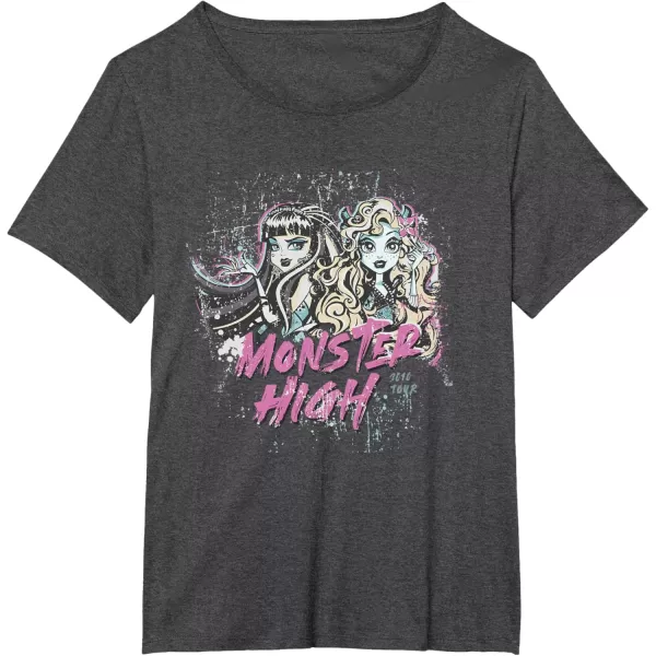 Monster High Alumni  2010 Tour TShirtDark Heather Grey