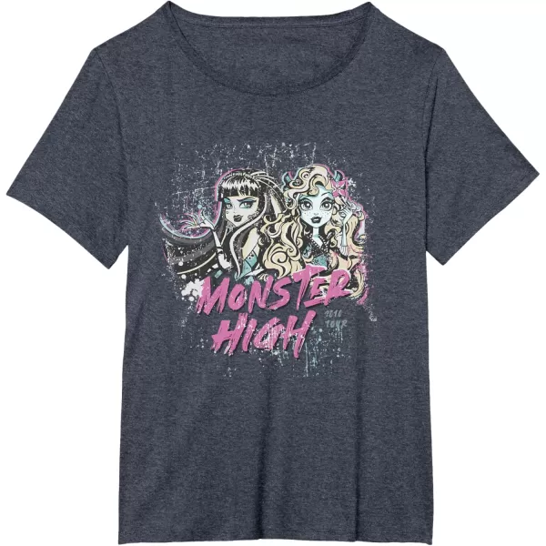 Monster High Alumni  2010 Tour TShirtHeather Blue