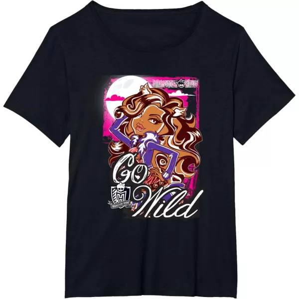 Monster High Alumni  Clawdeen  Go Wild TShirtBlack