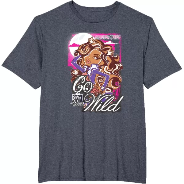 Monster High Alumni  Clawdeen  Go Wild TShirtHeather Blue