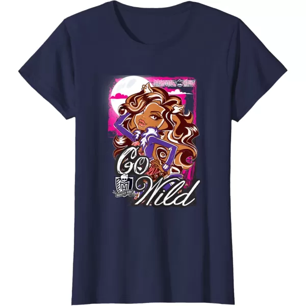 Monster High Alumni  Clawdeen  Go Wild TShirtNavy Blue