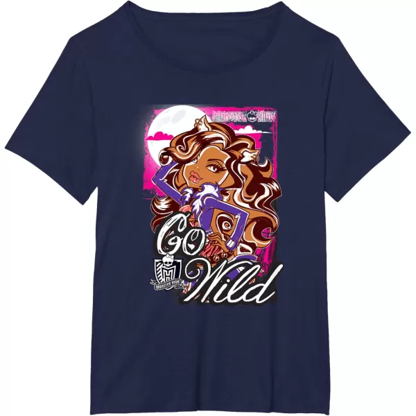 Monster High Alumni  Clawdeen  Go Wild TShirtNavy Blue