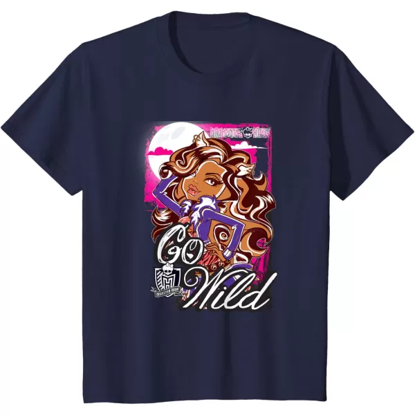 Monster High Alumni  Clawdeen  Go Wild TShirtNavy Blue