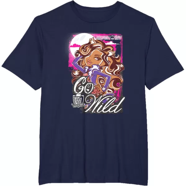 Monster High Alumni  Clawdeen  Go Wild TShirtNavy Blue