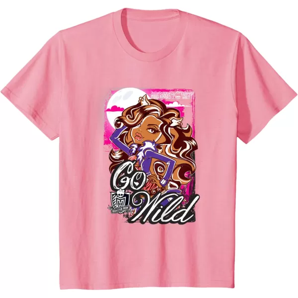 Monster High Alumni  Clawdeen  Go Wild TShirtPink