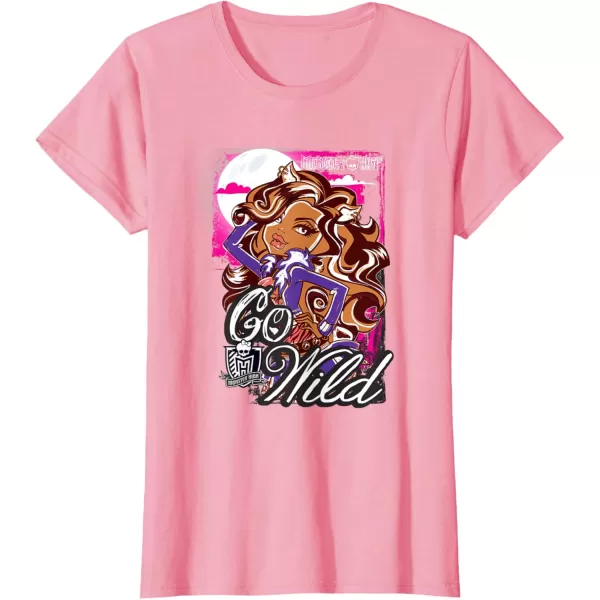 Monster High Alumni  Clawdeen  Go Wild TShirtPink