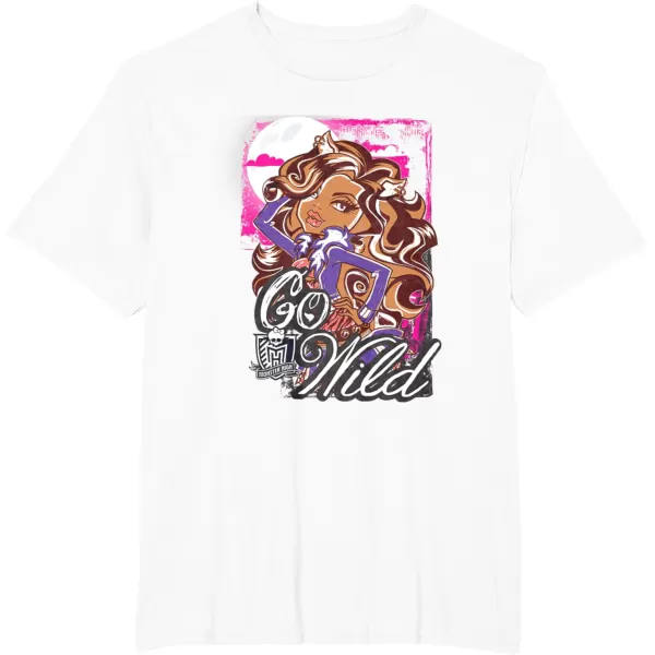 Monster High Alumni  Clawdeen  Go Wild TShirtWhite