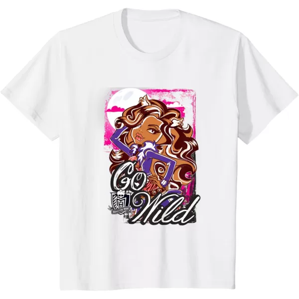 Monster High Alumni  Clawdeen  Go Wild TShirtWhite