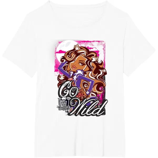 Monster High Alumni  Clawdeen  Go Wild TShirtWhite