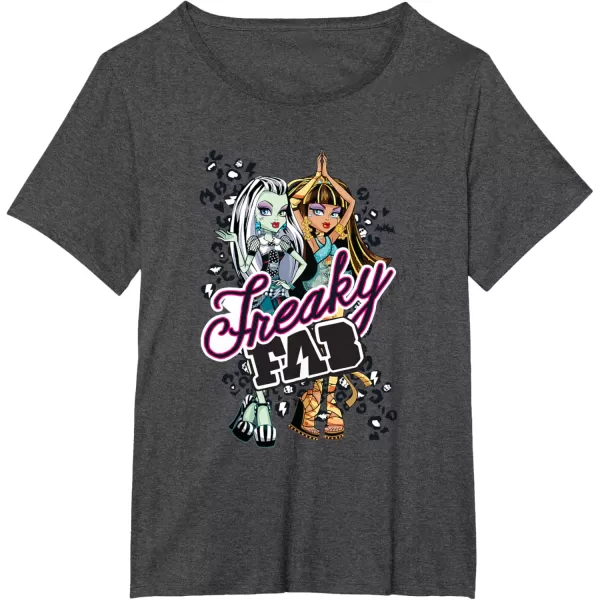 Monster High Alumni  Freaky Fab TShirtDark Heather Grey