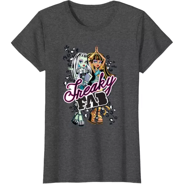 Monster High Alumni  Freaky Fab TShirtDark Heather Grey