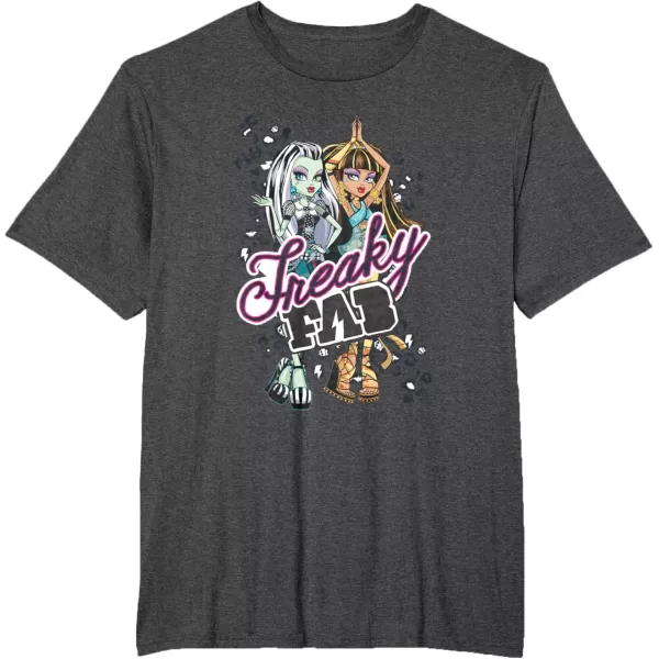 Monster High Alumni  Freaky Fab TShirtDark Heather Grey