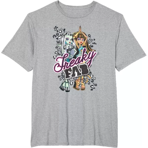 Monster High Alumni  Freaky Fab TShirtHeather Grey