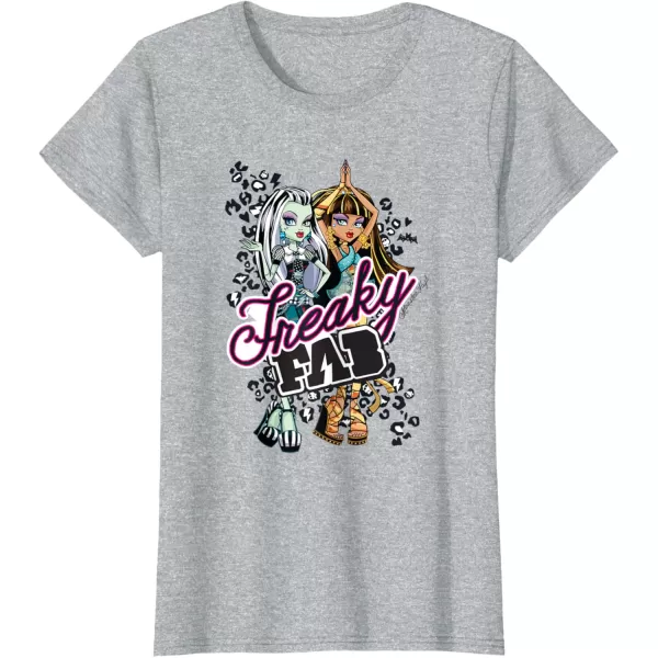 Monster High Alumni  Freaky Fab TShirtHeather Grey