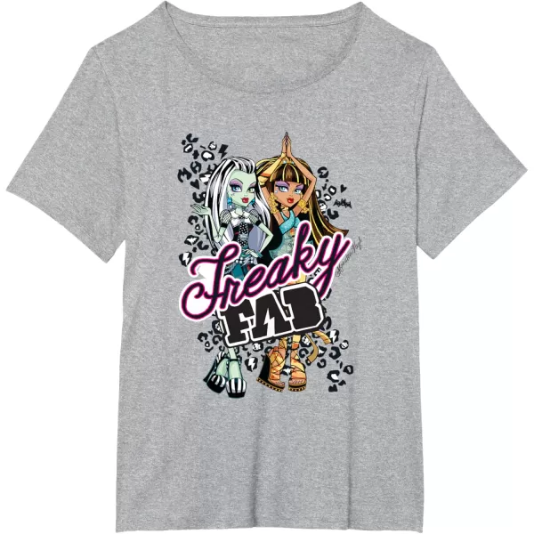 Monster High Alumni  Freaky Fab TShirtHeather Grey