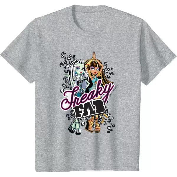 Monster High Alumni  Freaky Fab TShirtHeather Grey