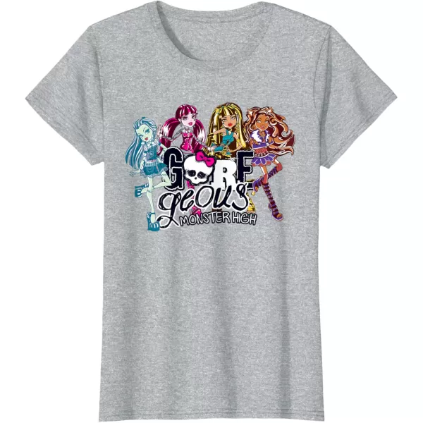 Monster High Alumni  GOREgeous TShirtHeather Grey