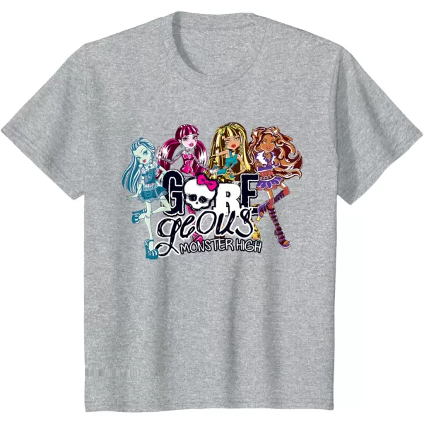 Monster High Alumni  GOREgeous TShirtHeather Grey