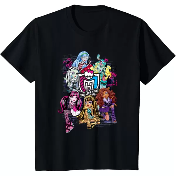 Monster High Alumni  Graffiti Wall TShirtBlack