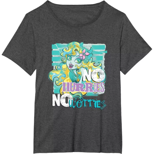 Monster High Alumni  Lagoona No Hurries No Worries TShirtDark Heather Grey