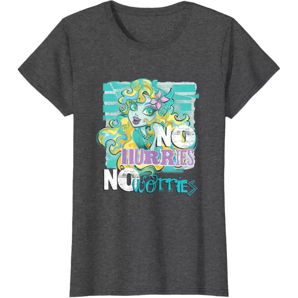 Monster High Alumni  Lagoona No Hurries No Worries TShirtDark Heather Grey