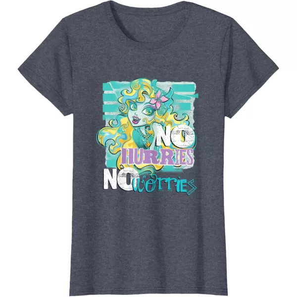 Monster High Alumni  Lagoona No Hurries No Worries TShirtHeather Blue