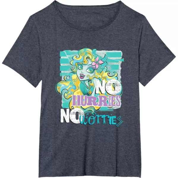 Monster High Alumni  Lagoona No Hurries No Worries TShirtHeather Blue