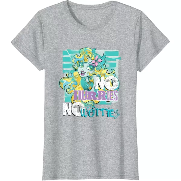 Monster High Alumni  Lagoona No Hurries No Worries TShirtHeather Grey