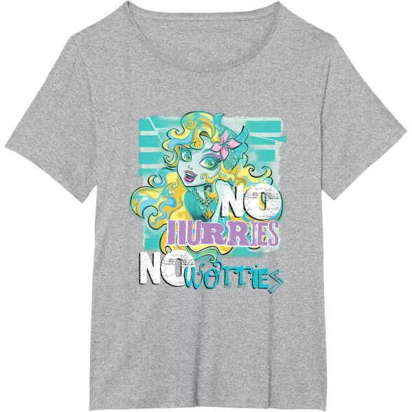 Monster High Alumni  Lagoona No Hurries No Worries TShirtHeather Grey