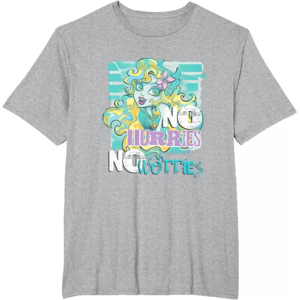 Monster High Alumni  Lagoona No Hurries No Worries TShirtHeather Grey