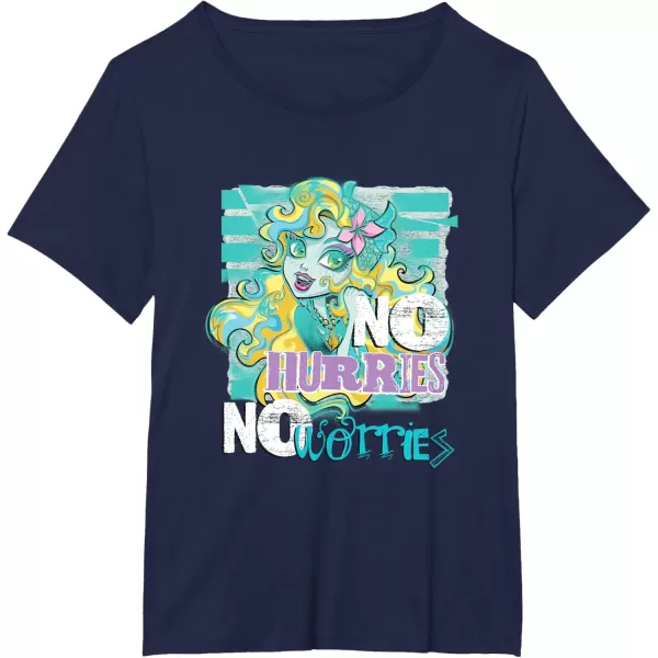 Monster High Alumni  Lagoona No Hurries No Worries TShirtNavy Blue