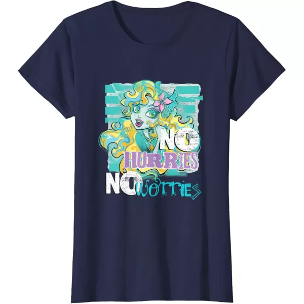 Monster High Alumni  Lagoona No Hurries No Worries TShirtNavy Blue