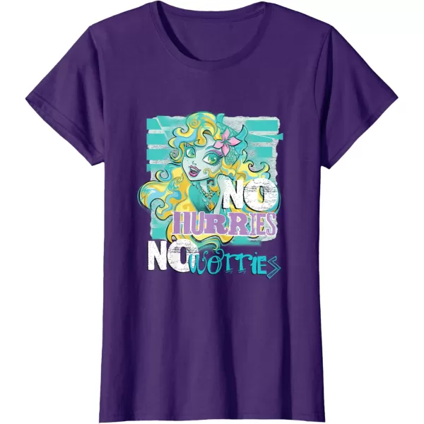 Monster High Alumni  Lagoona No Hurries No Worries TShirtPurple