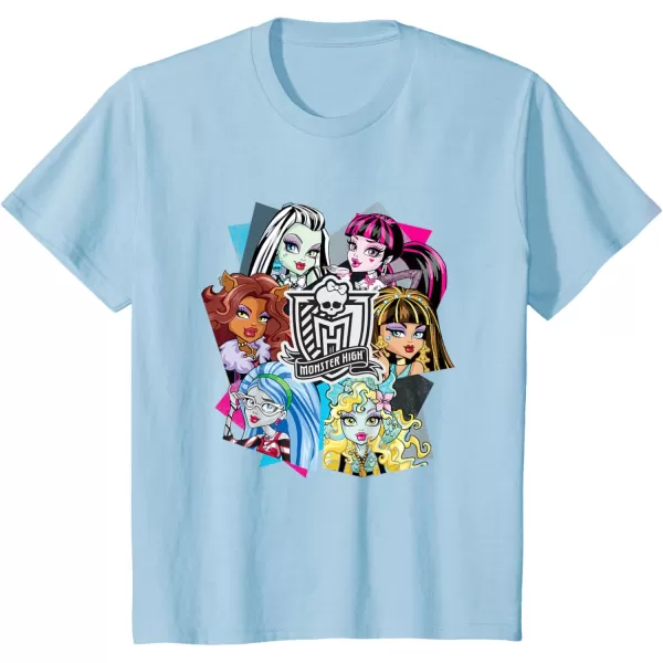 Monster High Alumni  Let the Ghoul Times Roll TShirtBaby Blue