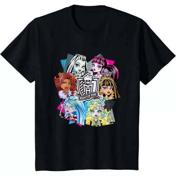 Monster High Alumni  Let the Ghoul Times Roll TShirtBlack