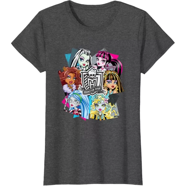 Monster High Alumni  Let the Ghoul Times Roll TShirtDark Heather Grey