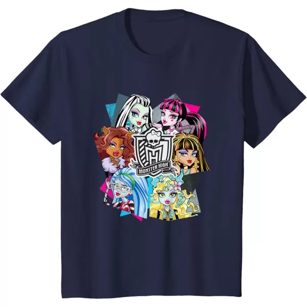 Monster High Alumni  Let the Ghoul Times Roll TShirtNavy Blue