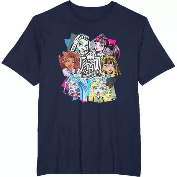 Monster High Alumni  Let the Ghoul Times Roll TShirtNavy Blue