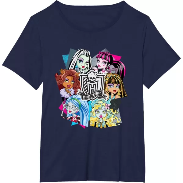 Monster High Alumni  Let the Ghoul Times Roll TShirtNavy Blue